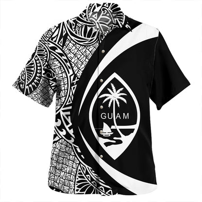 Federated States of Micronesia Hawaiian Shirt Coat Of Arm Lauhala Circle