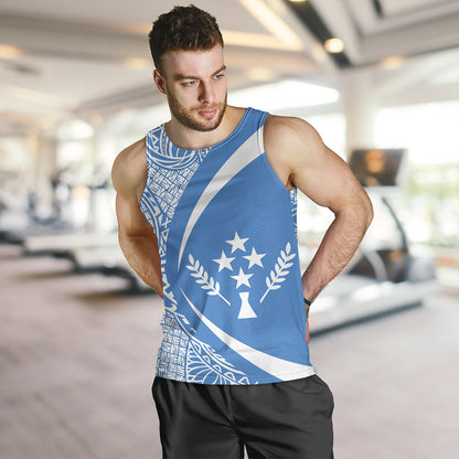 Kosrae Tank Top Coat Of Arm Lauhala Circle