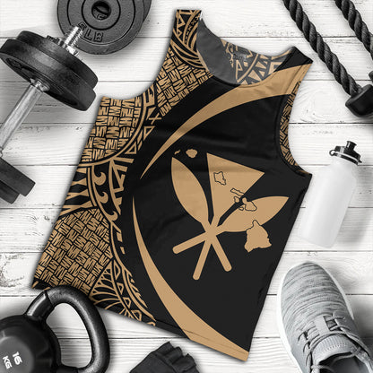 Hawaii Tank Top Kanaka Maoli Hawaiian Map Lauhala Circle