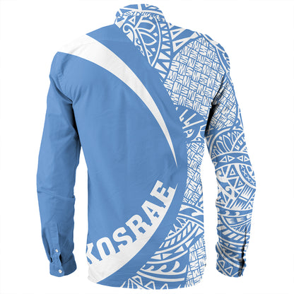 Kosrae Long Sleeve Shirt Coat Of Arm Lauhala Circle