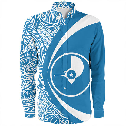 Yap Long Sleeve Shirt Coat Of Arm Lauhala Circle