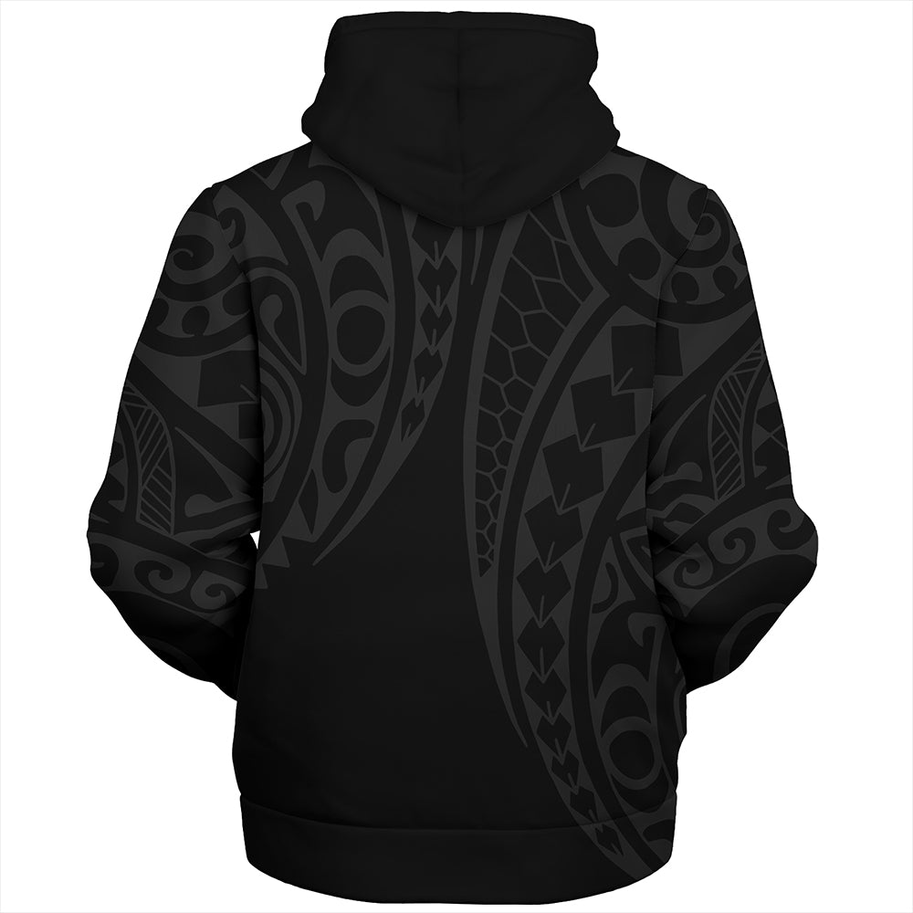 The Philippines Sherpa Hoodie Sun Gray Kakau Style