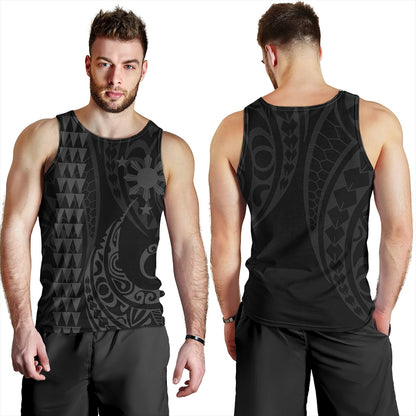 The Philippines Tank Top Sun Gray Kakau Style