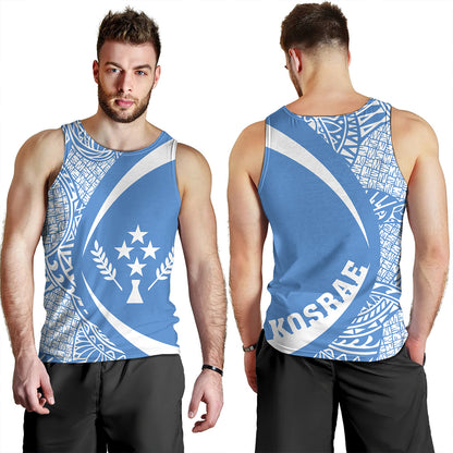 Kosrae Tank Top Coat Of Arm Lauhala Circle
