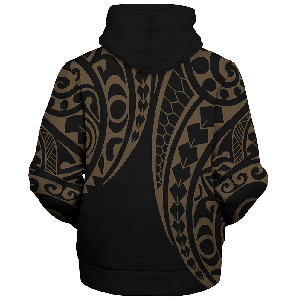 The Philippines Sherpa Hoodie Sun Kakau Style