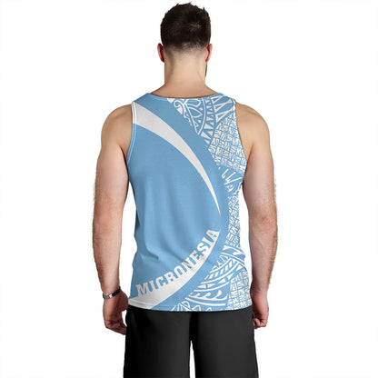 Federated States of Micronesia Tank Top Coat Of Arm Lauhala Circle