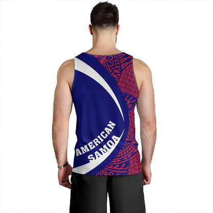 Samoa Tank Top American Samoa Coat Of Arm Lauhala Circle