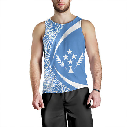 Kosrae Tank Top Coat Of Arm Lauhala Circle