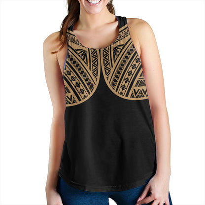 Philippines Women Tank Sun Star Warrior Style Gold