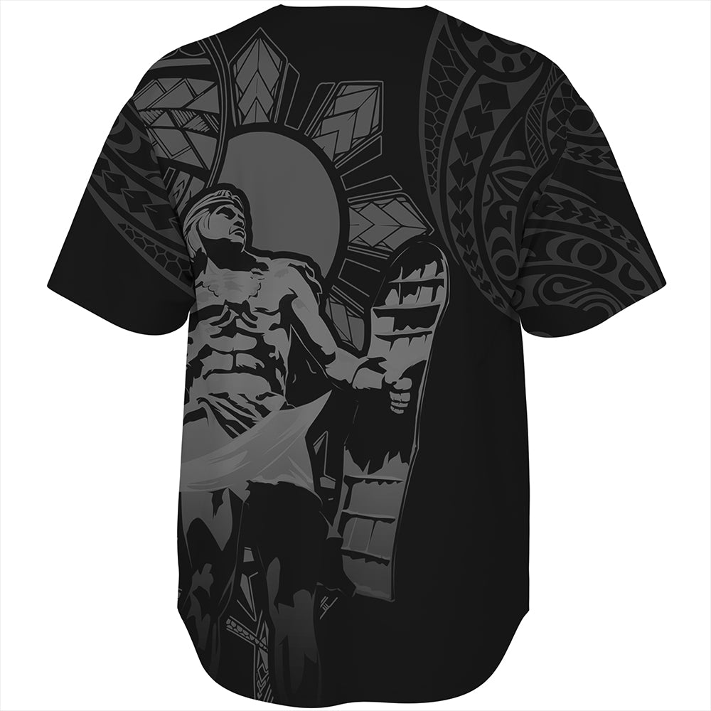 Philippines Baseball Shirt Lapu Lapu Sun Tribal In My Heart