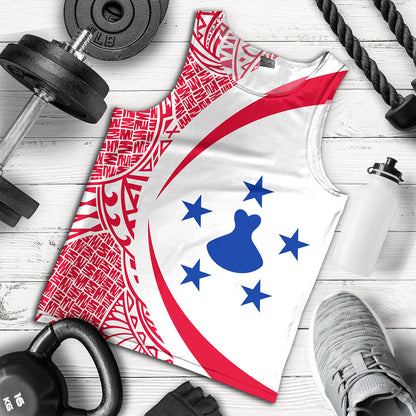 Austral Islands Tank Top Coat Of Arm Lauhala Circle