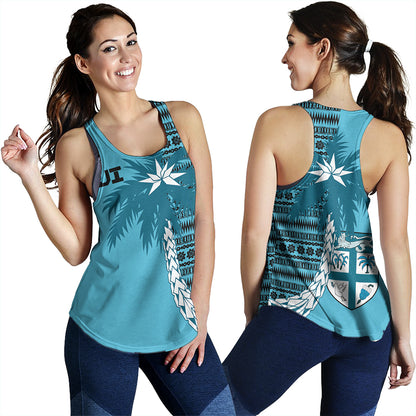 Fiji Women Tank Fiji Tapa Coconut