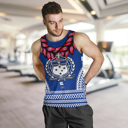 The Samoan Chief Tank Top Blue