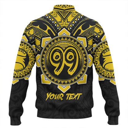 Hawaii Baseball Jacket Custom Nanakuli High & Intermediate School Home Of Golden Hawks Tribal Style