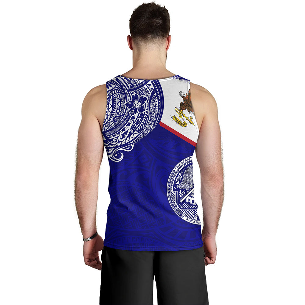 American Samoa Tank Top Polynesian Flag With Coat Of Arms