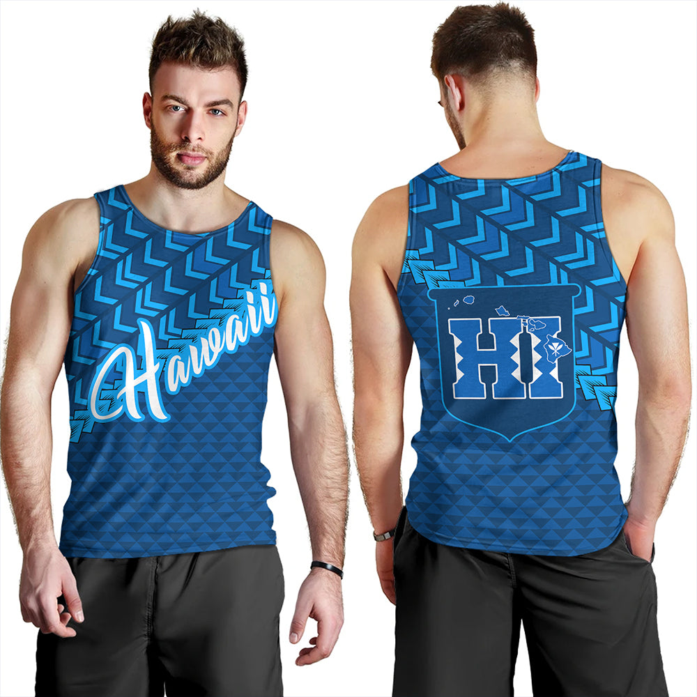 Hawaiian Tank Top Kanaka Maoli Kakau Style