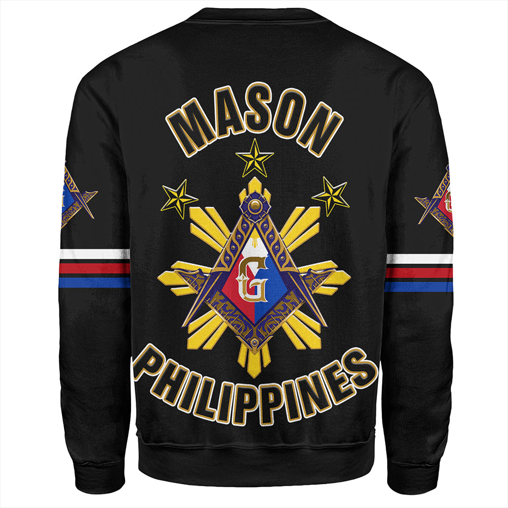 Philippines Sweatshirt Freemasons Filipino Star Letter Style