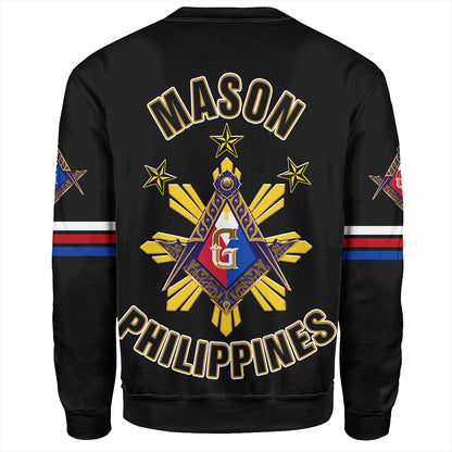 Philippines Sweatshirt Freemasons Filipino Star Letter Style