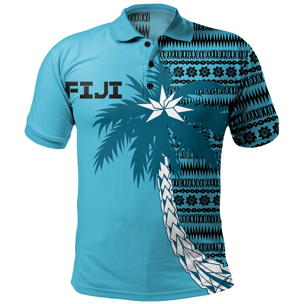 Fiji Polo Shirt Fiji Tapa Coconut