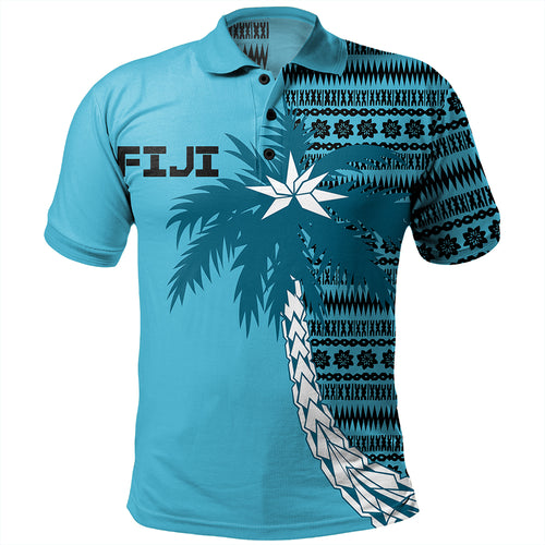 Fiji Polo Shirt Fiji Tapa Coconut