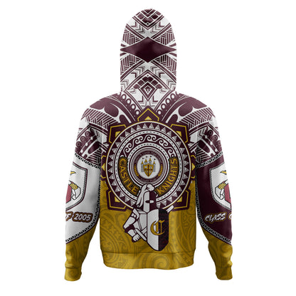 Hawaii Hoodie Custom James B. Castle High School Super Castle Knights Tribal Style