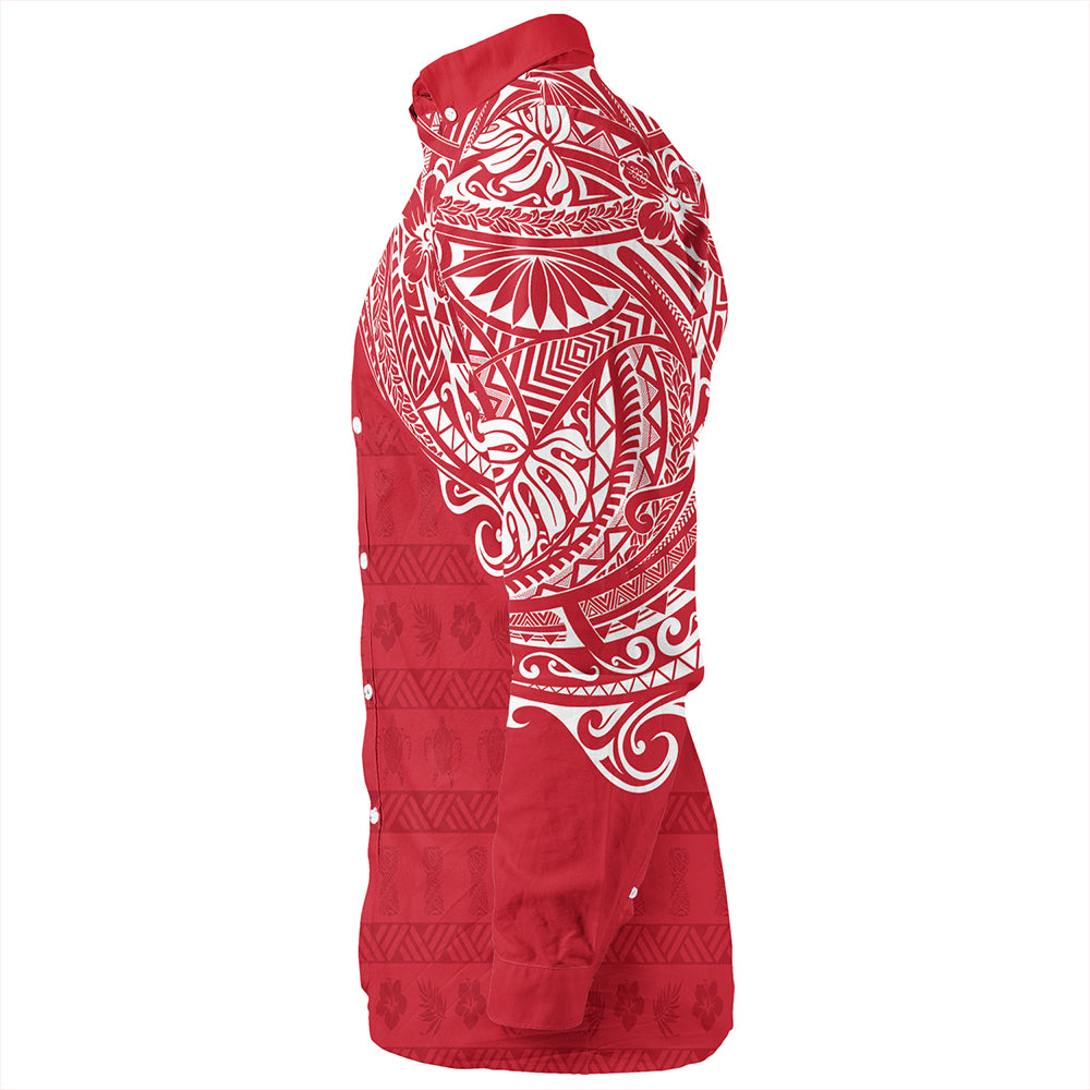 Philippines Long Sleeve Shirt Polynesian Flag With Coat Of Arms