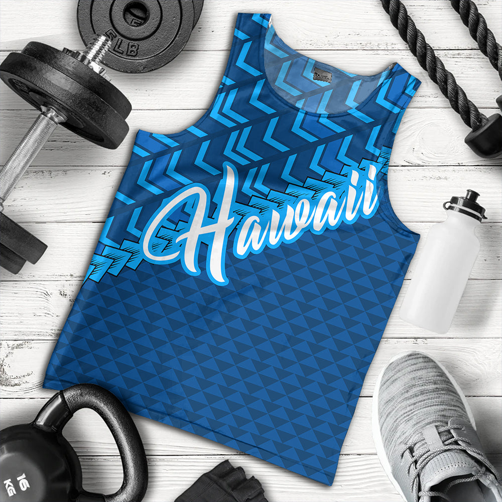 Hawaiian Tank Top Kanaka Maoli Kakau Style