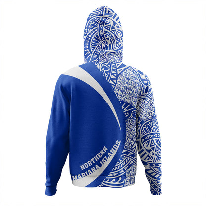 Northern Mariana Islands Hoodie Coat Of Arm Lauhala Circle