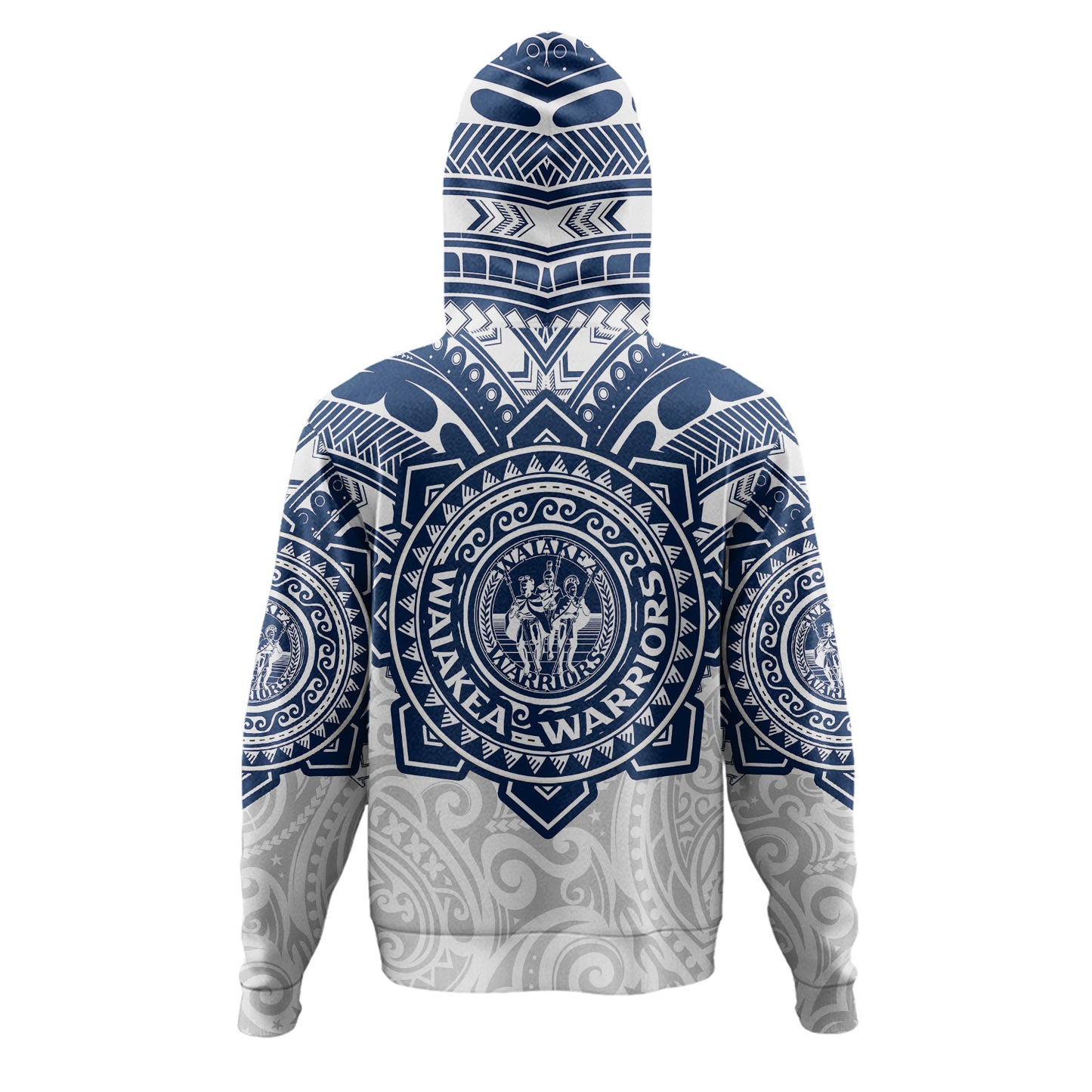 Hawaii Hoodie Custom Waiakea High School Super Waiakea Warriors Tribal Style