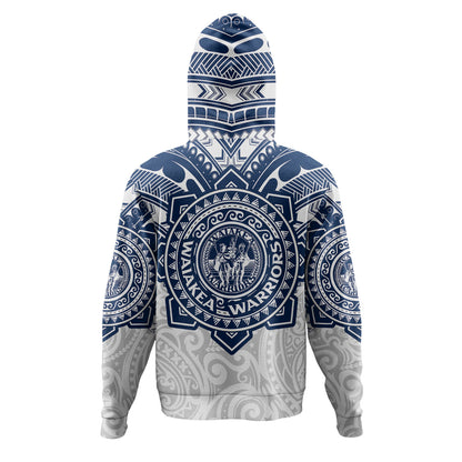Hawaii Hoodie Custom Waiakea High School Super Waiakea Warriors Tribal Style