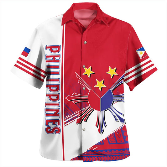 Philippines Hawaiian Shirt Sun Star Quartar Style