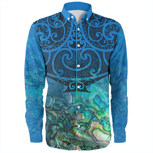 New Zealand Long Sleeve Shirt Maori Papua Shell