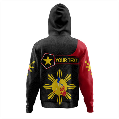 Philippines Hoodie Custom Polynesian Filipino Simple Style