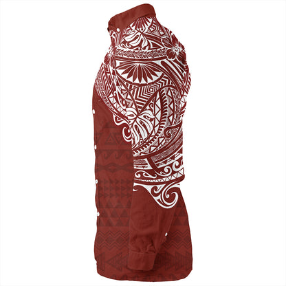 Hawaii Long Sleeve Shirt James B. Castle High School With Crest Style