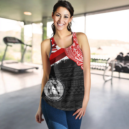 Hawaii Women Tank Admiral Arthur W Radford High School With Crest Style