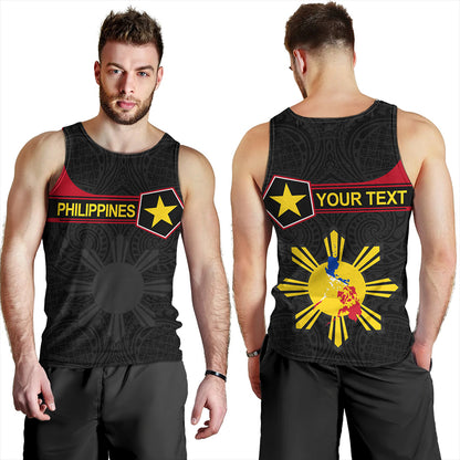 Philippines Tank Top Custom Polynesian Filipino Simple Style