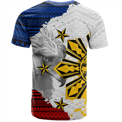 Philippines T-Shirt Eagles Filipino Sun Flag Grunge Style