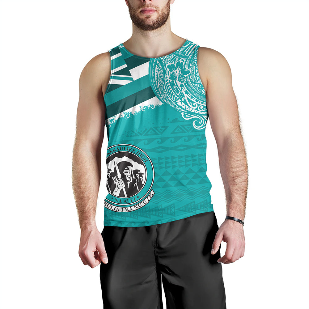 Hawaii Tank Top King Kekaulike High School With Crest Style