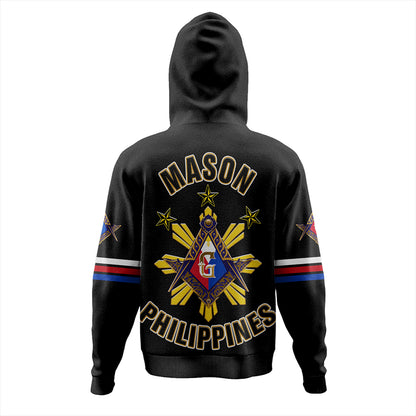 Philippines Hoodie Freemasons Filipino Star Letter Style