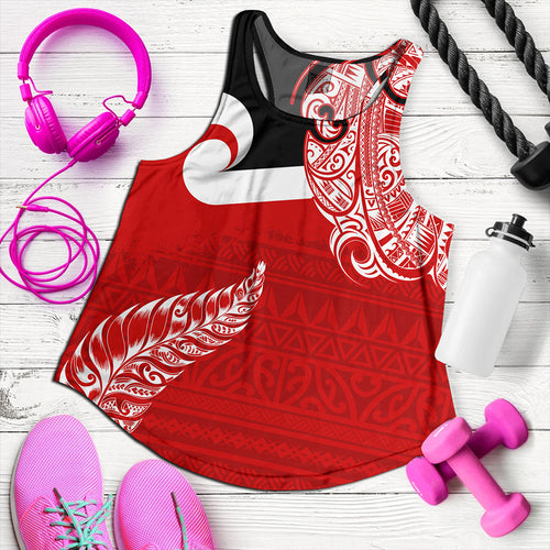 New Zealand Women Tank Tino Rangatiratanga Maori With Silver Fern