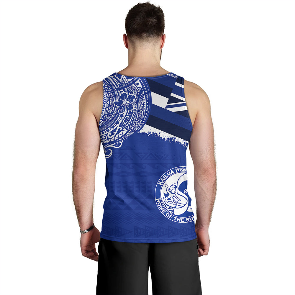 Hawaii Tank Top Kailua High School With Crest Style
