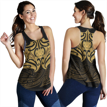 New Zealand Women Tank Maori Gold Pattern