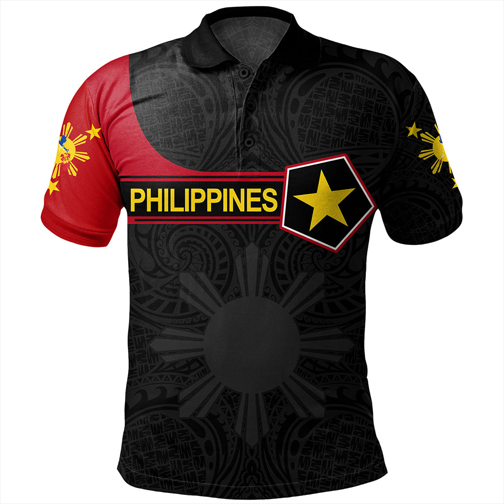 Philippines Polo Shirt Custom Polynesian Filipino Simple Style