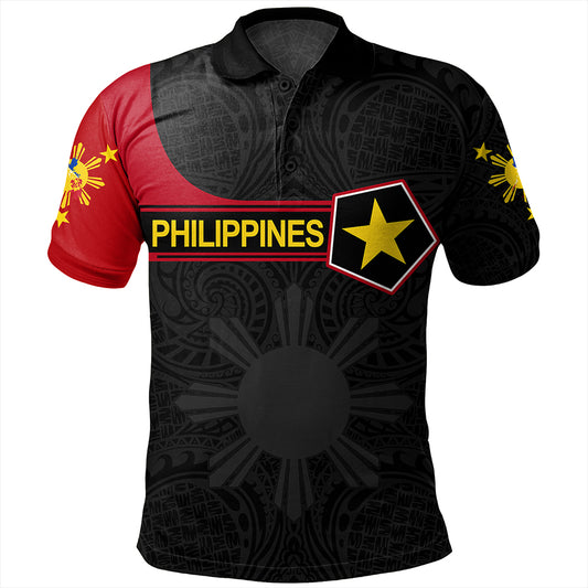 Philippines Polo Shirt Custom Polynesian Filipino Simple Style