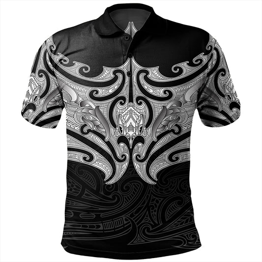 New Zealand Polo Shirt Maori Pattern
