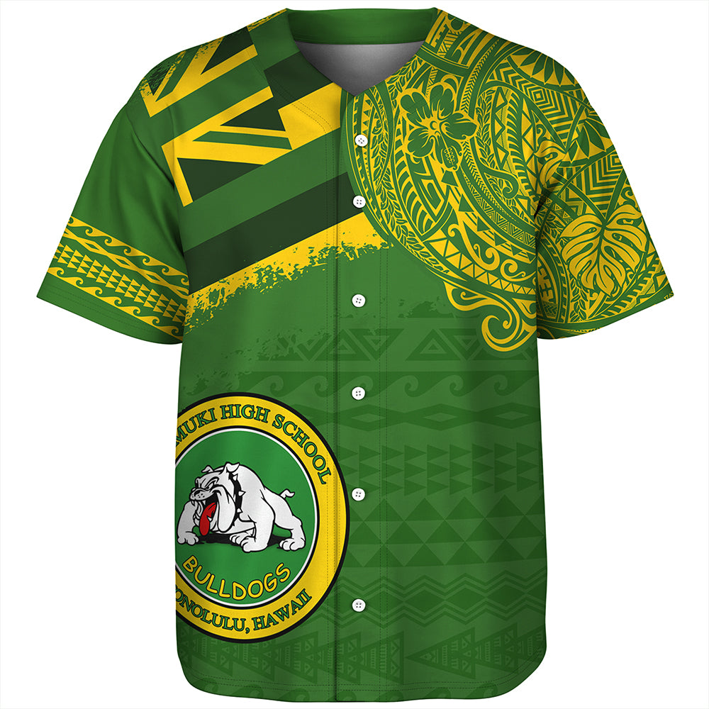 Hawaii Baseball Shirt Kaimuki High School With Crest Style