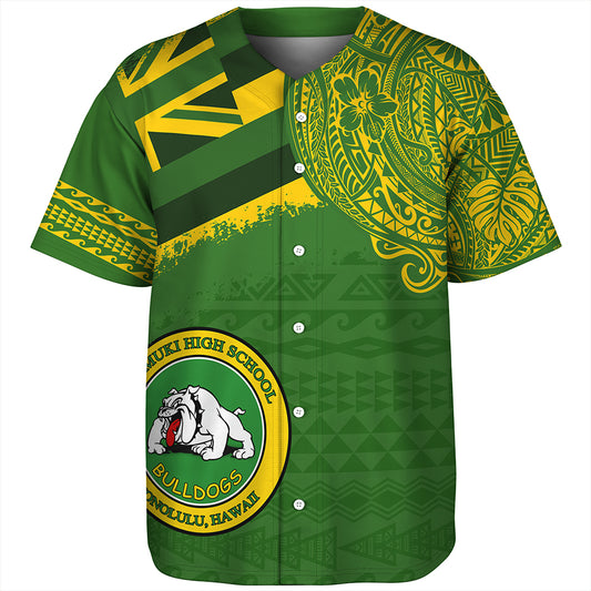 Hawaii Baseball Shirt Kaimuki High School With Crest Style