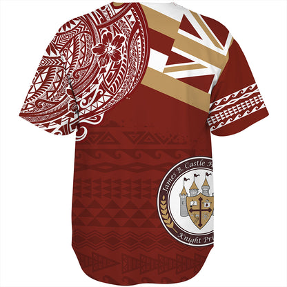 Hawaii Baseball Shirt James B. Castle High School With Crest Style