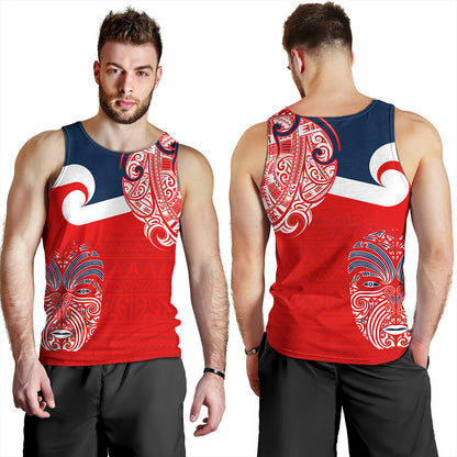 New Zealand Tank Top Tino Rangatiratanga Maori Mask