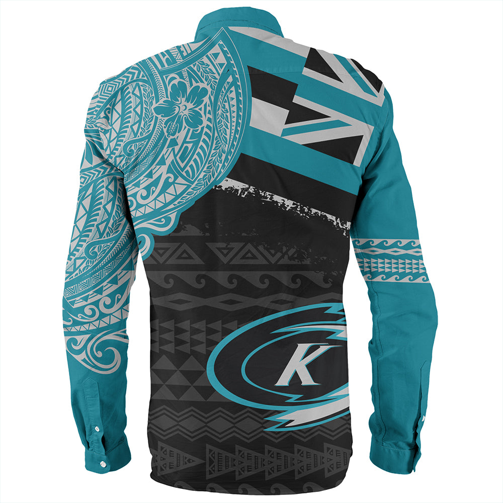Hawaii Long Sleeve Shirt Kapolei High School With Crest Style